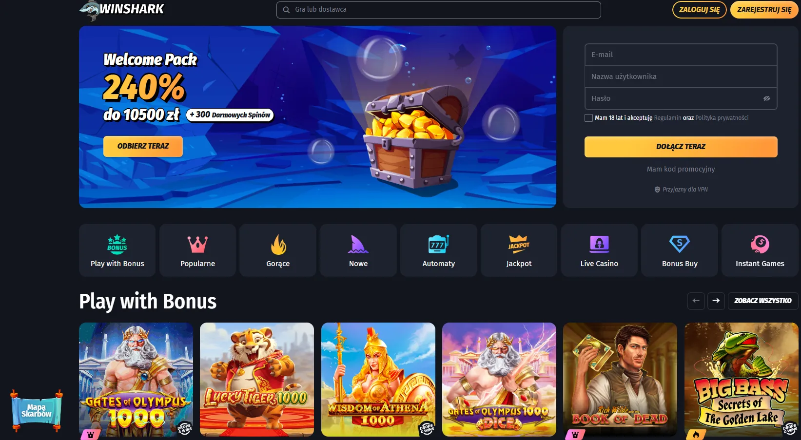 WinShark: Potęga Bonusu