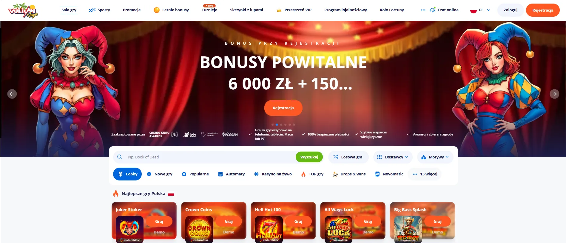 Popularne Gry w Polskich Kasynach Online